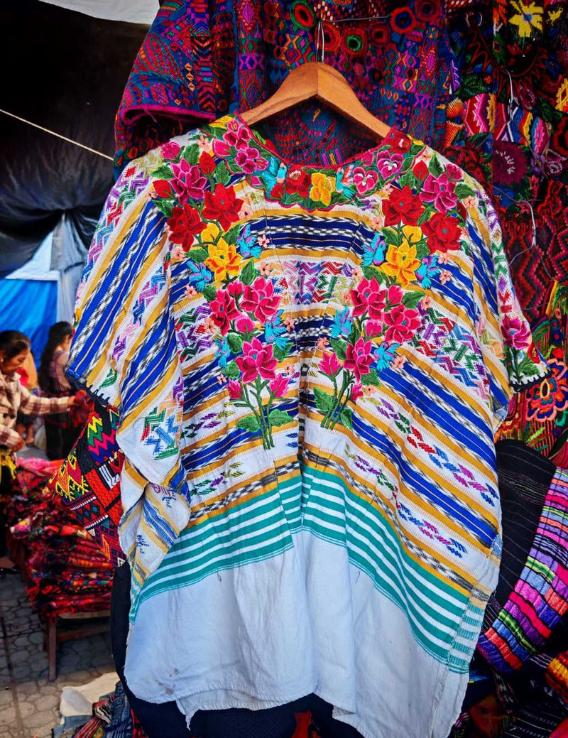 Colourful Xela huipil #1-62