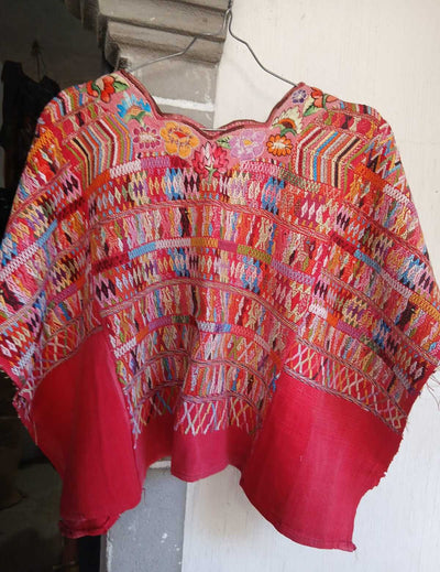 Red San Juan Cotzal huipil (reserved for Maria)