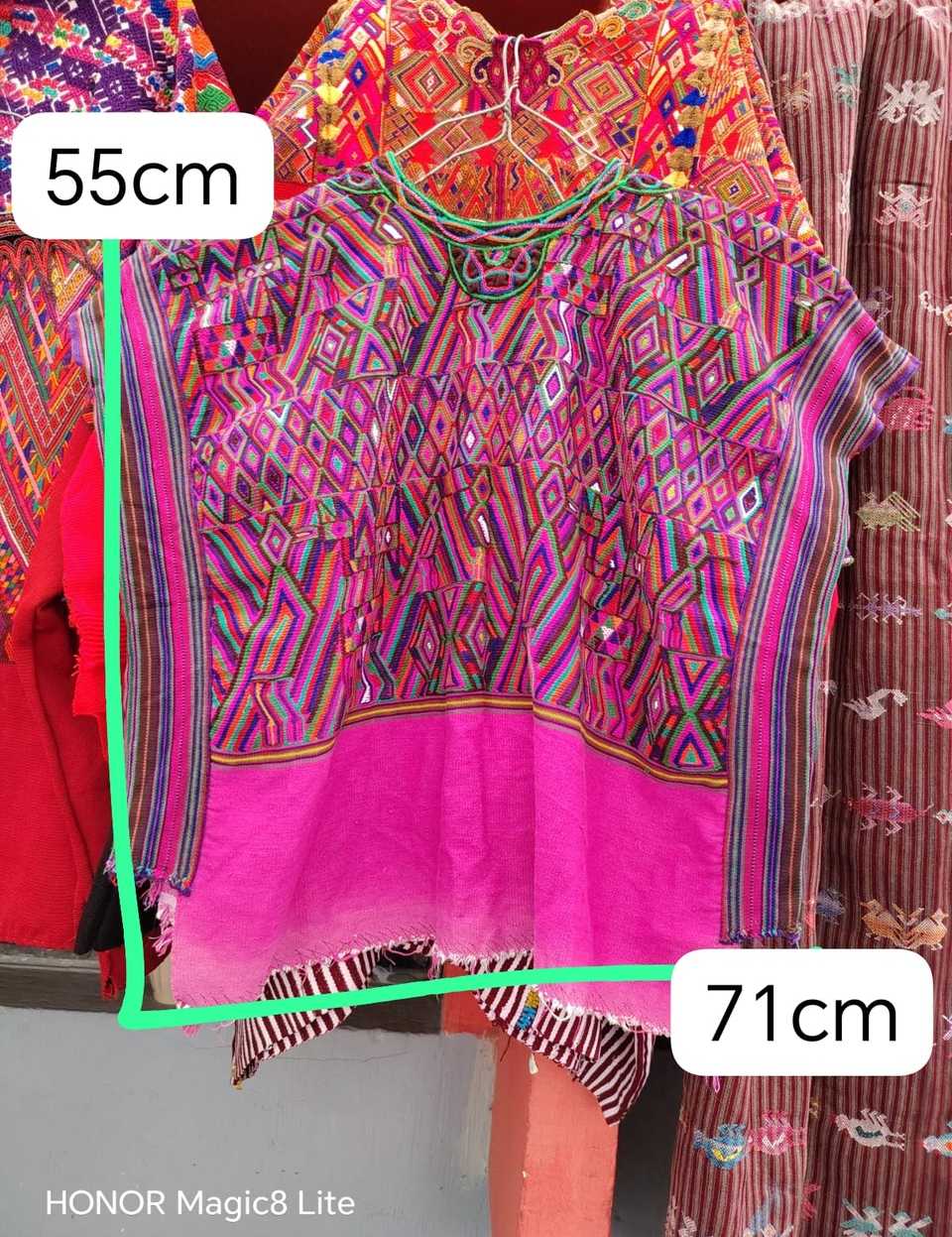 Hot pink Nebaj huipil #6-3
