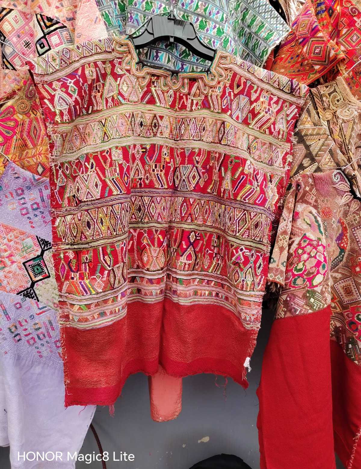 Red and gold Nebaj huipil #4-78