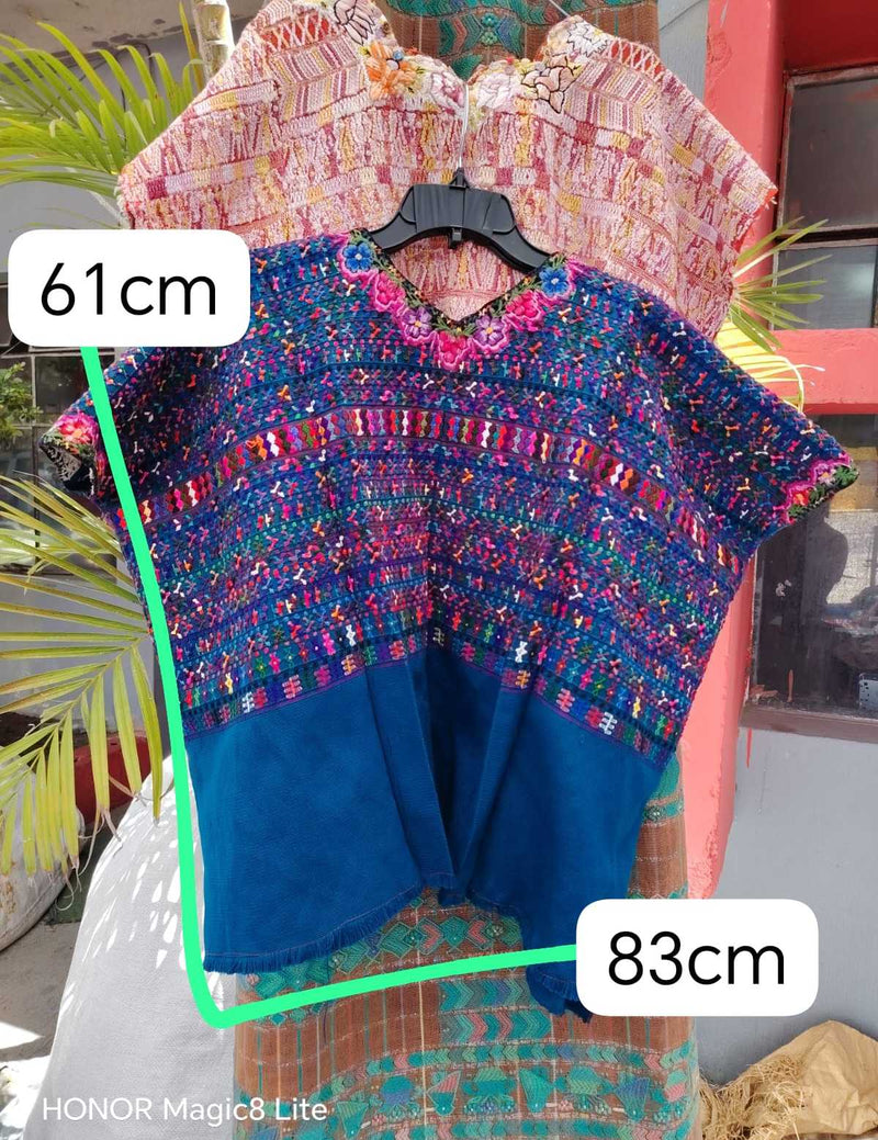 Royal blue San Lucas huipil #5-211