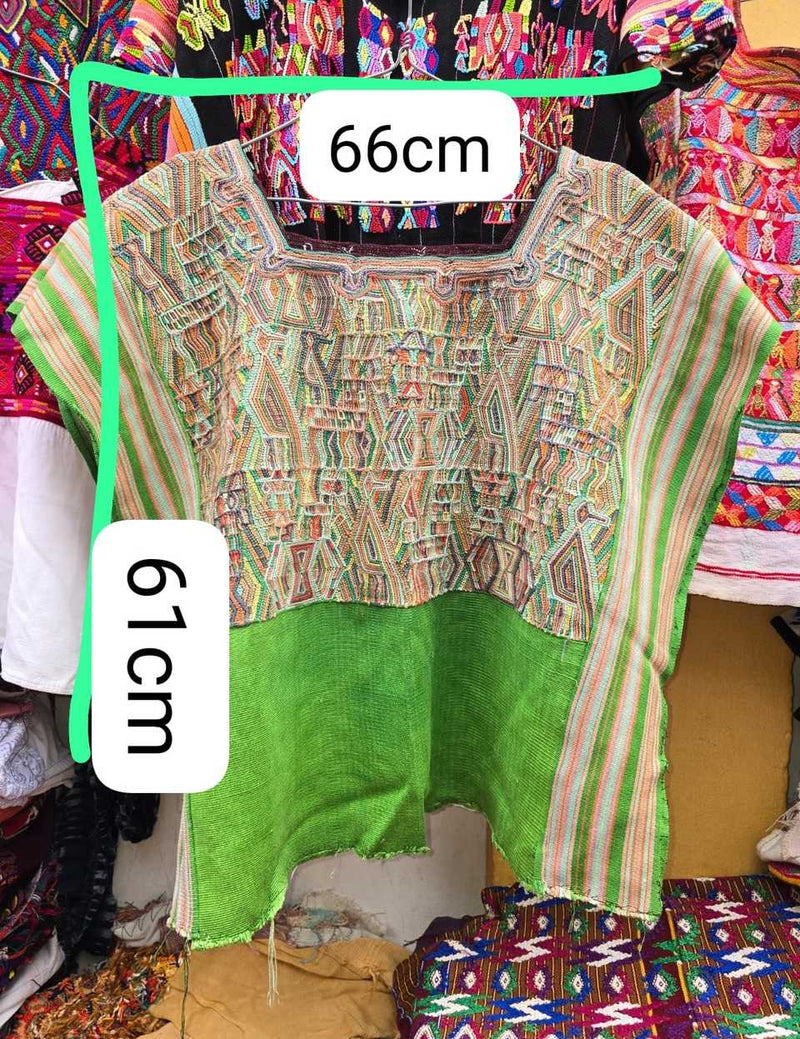 Green Nebaj huipil #5-84