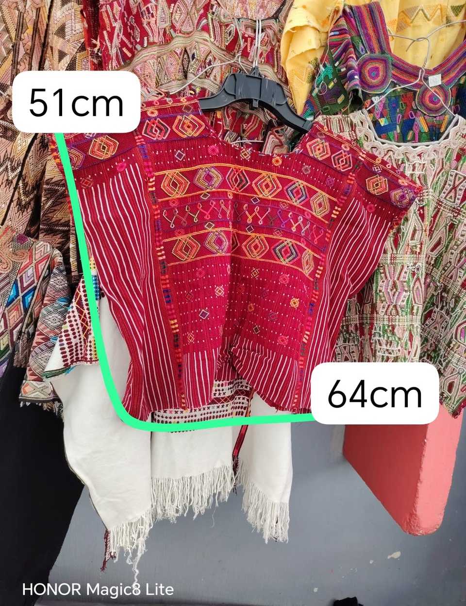 Warm burgundy Colotenango huipil #5-60
