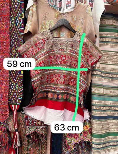 Ruby red Nebaj huipil (reserved for Helen)