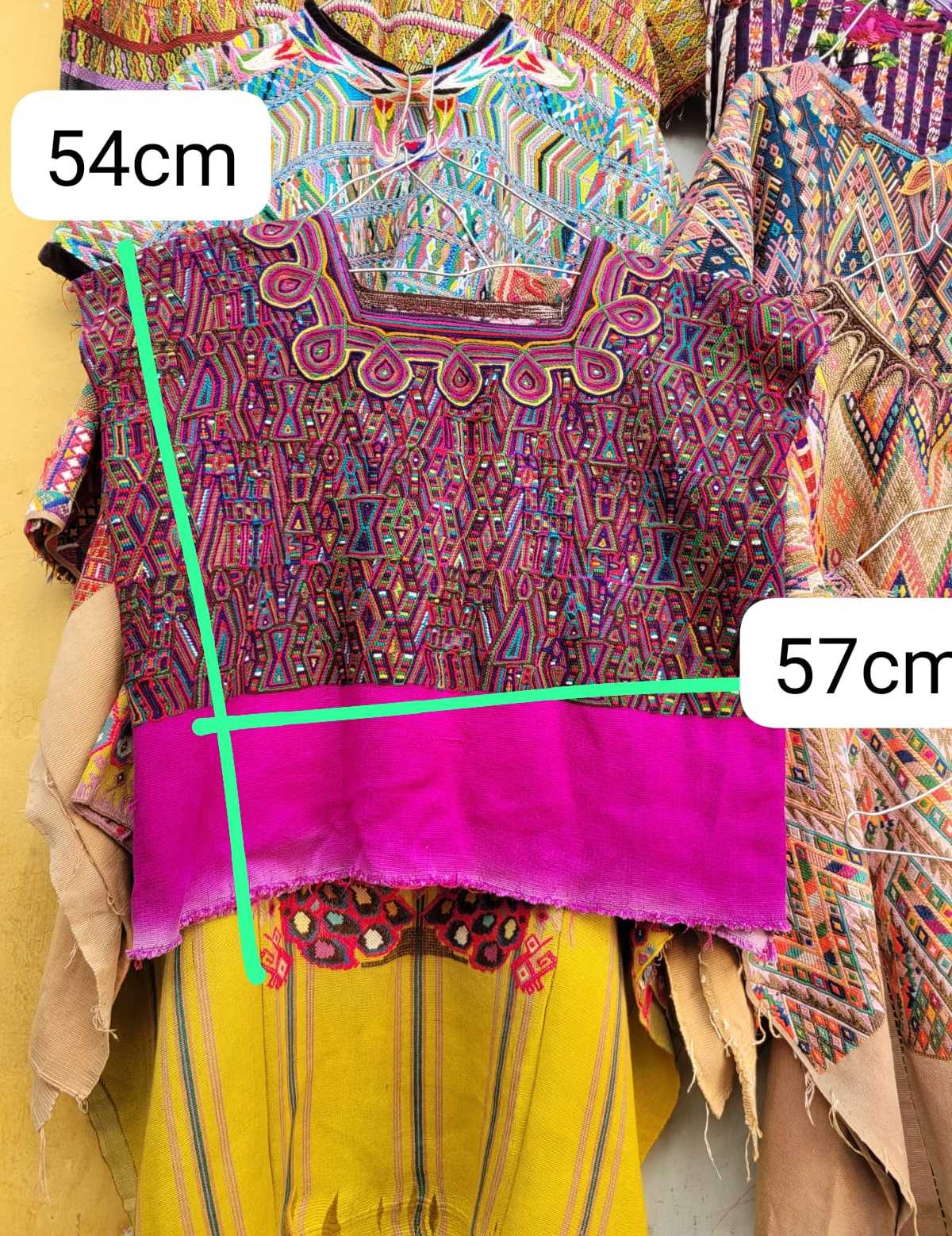 Hot pink Nebaj huipil #2-124