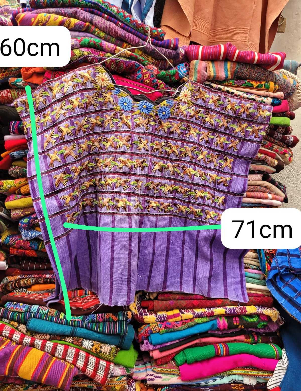 Lilac Santiago huipil #3-28