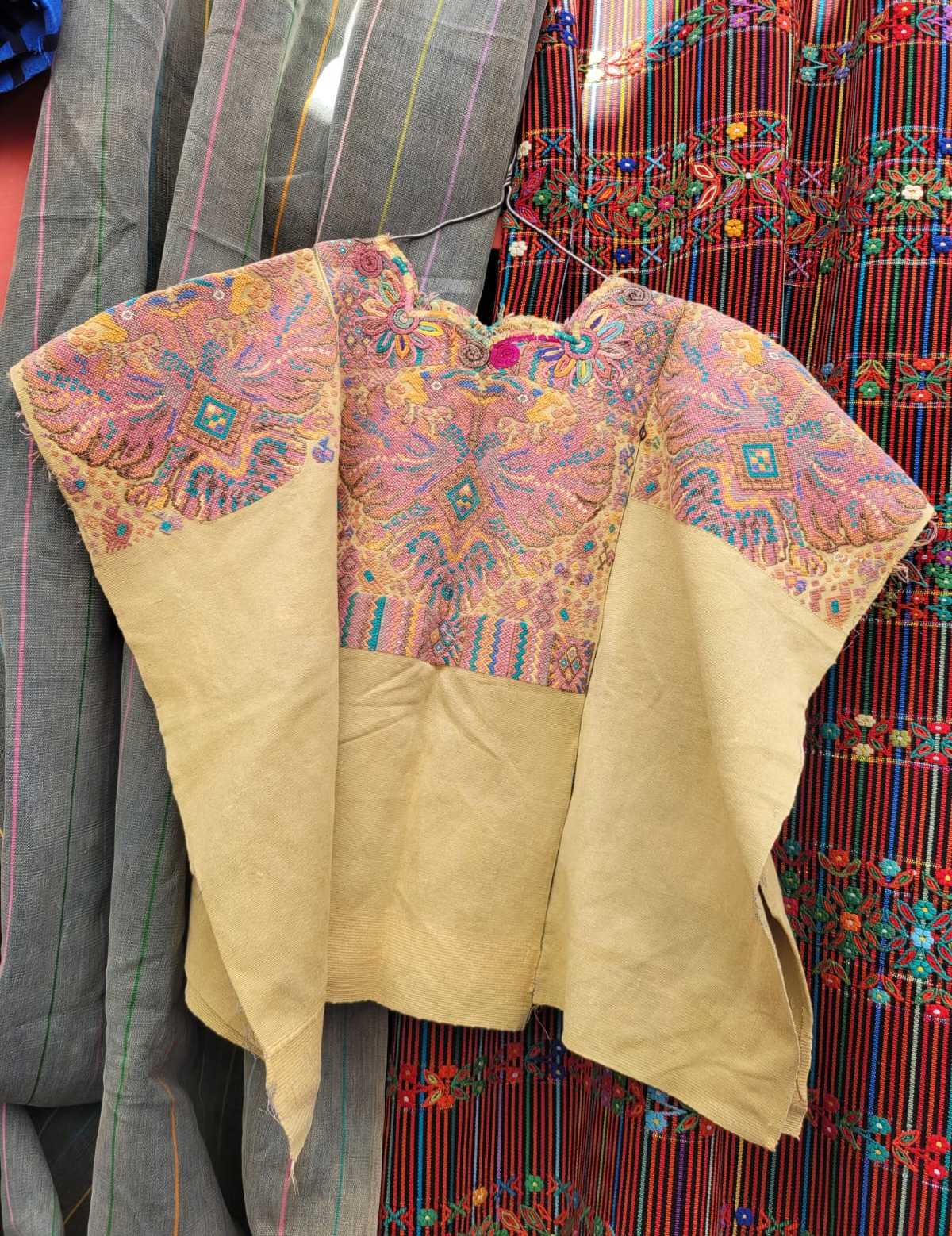 Double headed eagle Chichicastenango huipil #3-10