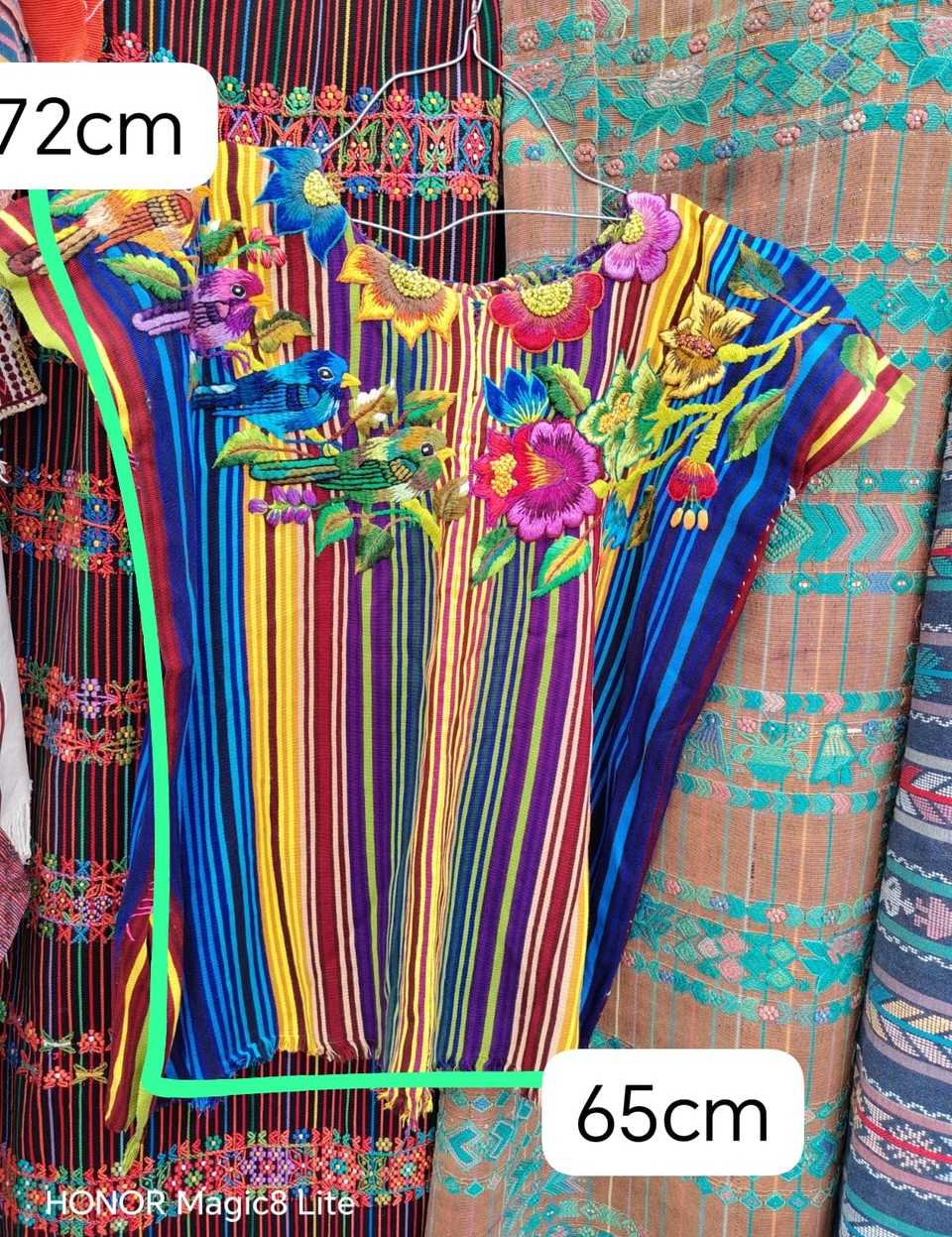 Rainbow Santiago huipil #5-118