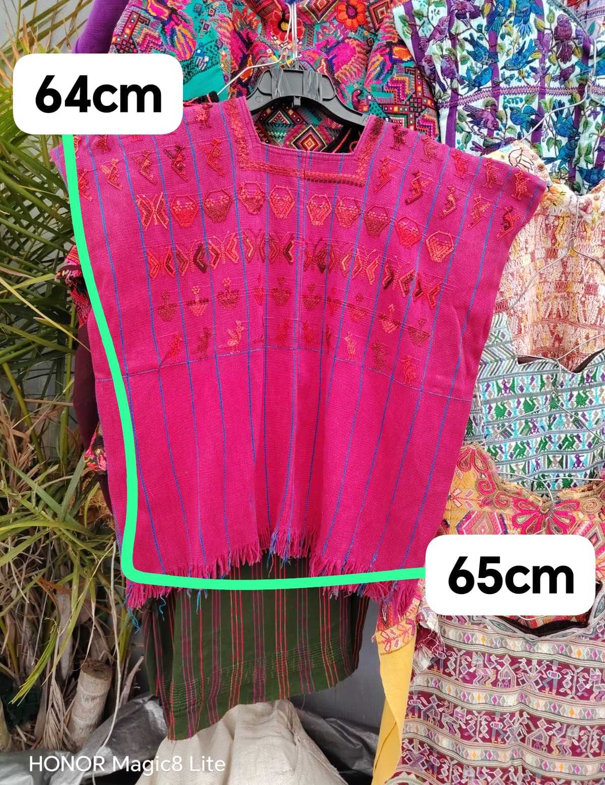 Hot pink San Lucas Toliman huipil #4-212
