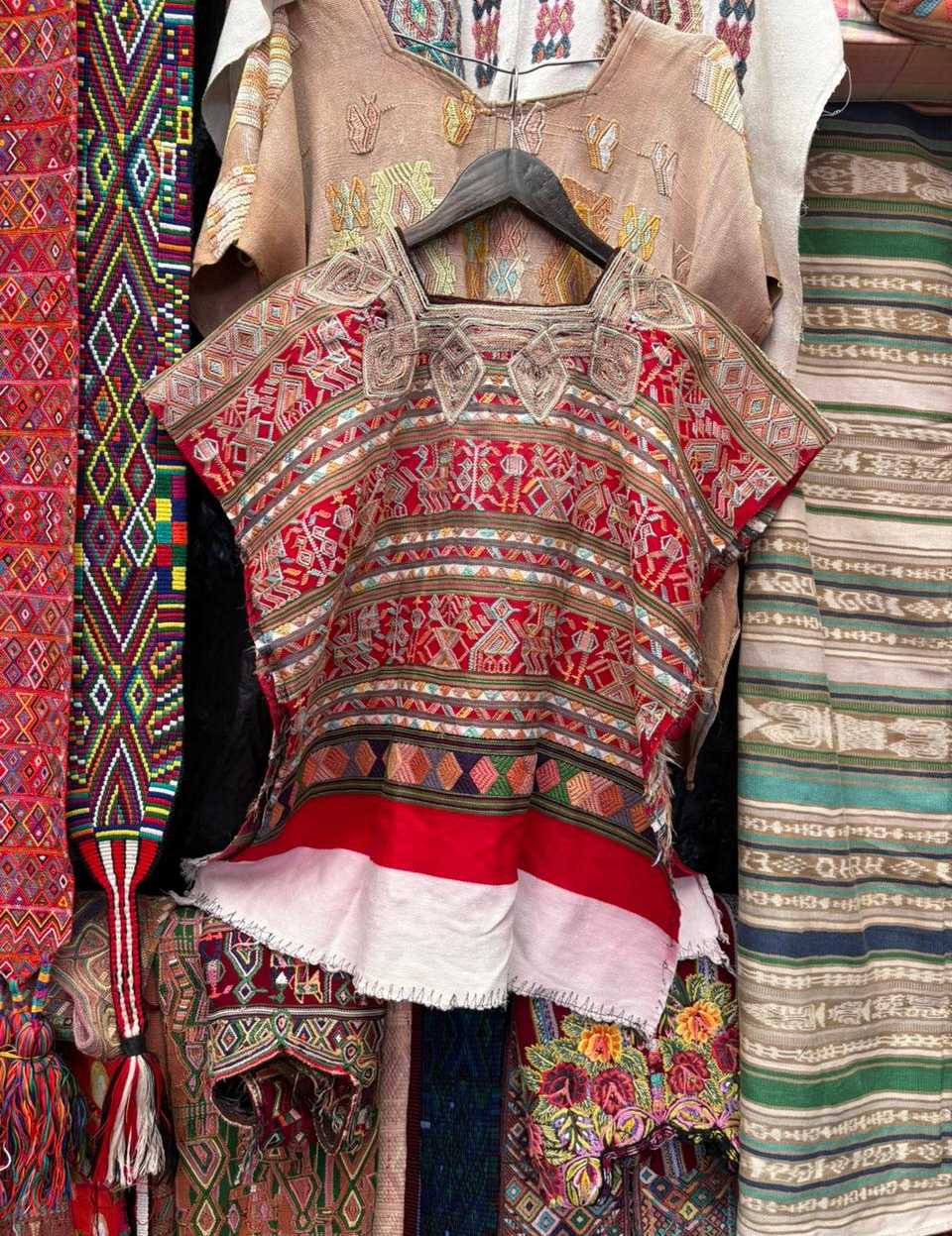 Ruby red Nebaj huipil (reserved for Helen)