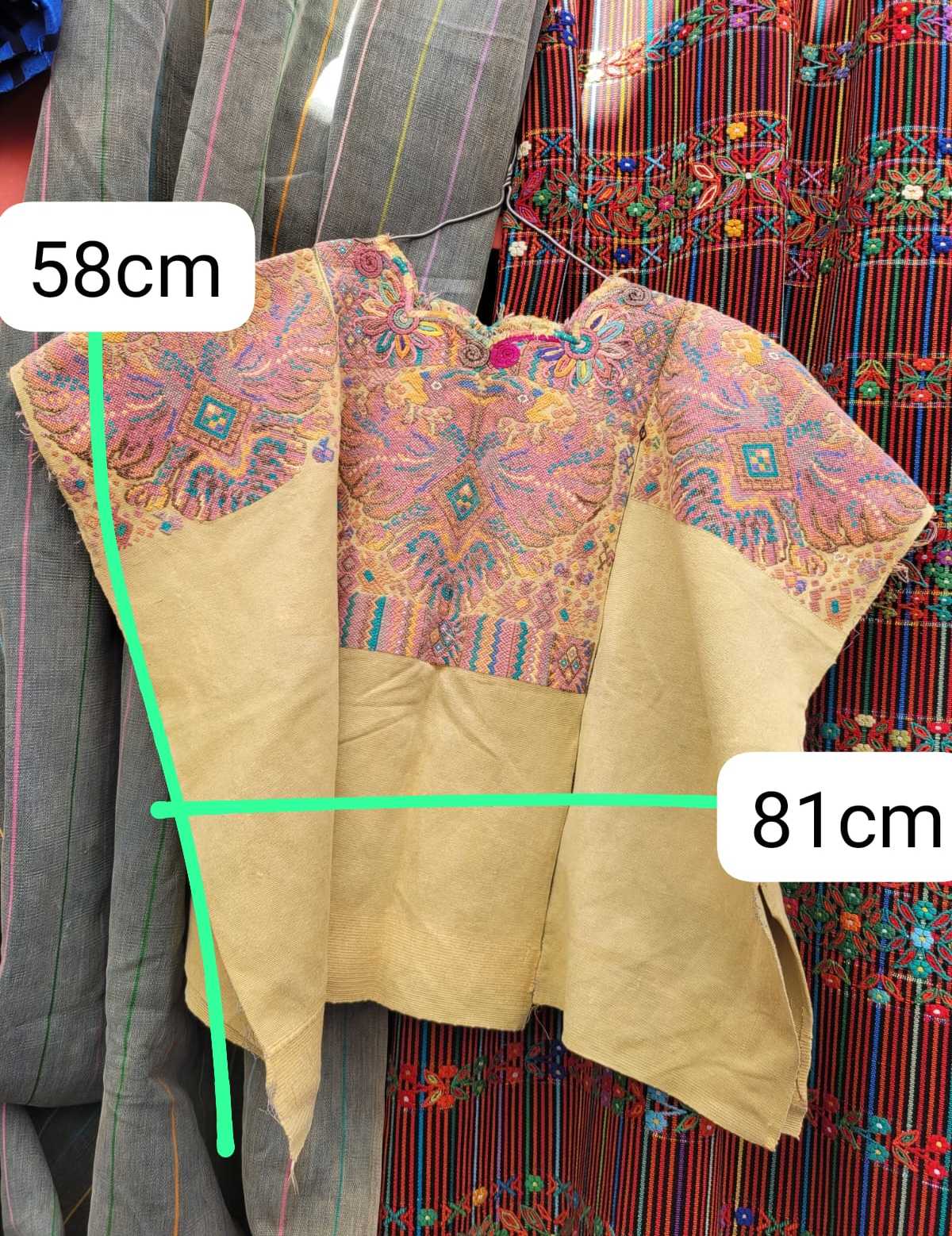 Double headed eagle Chichicastenango huipil #3-10