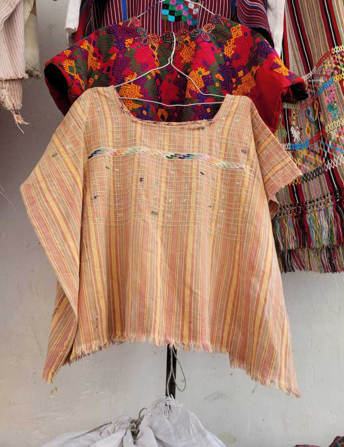 Pale sunset Colotenango huipil #2-110