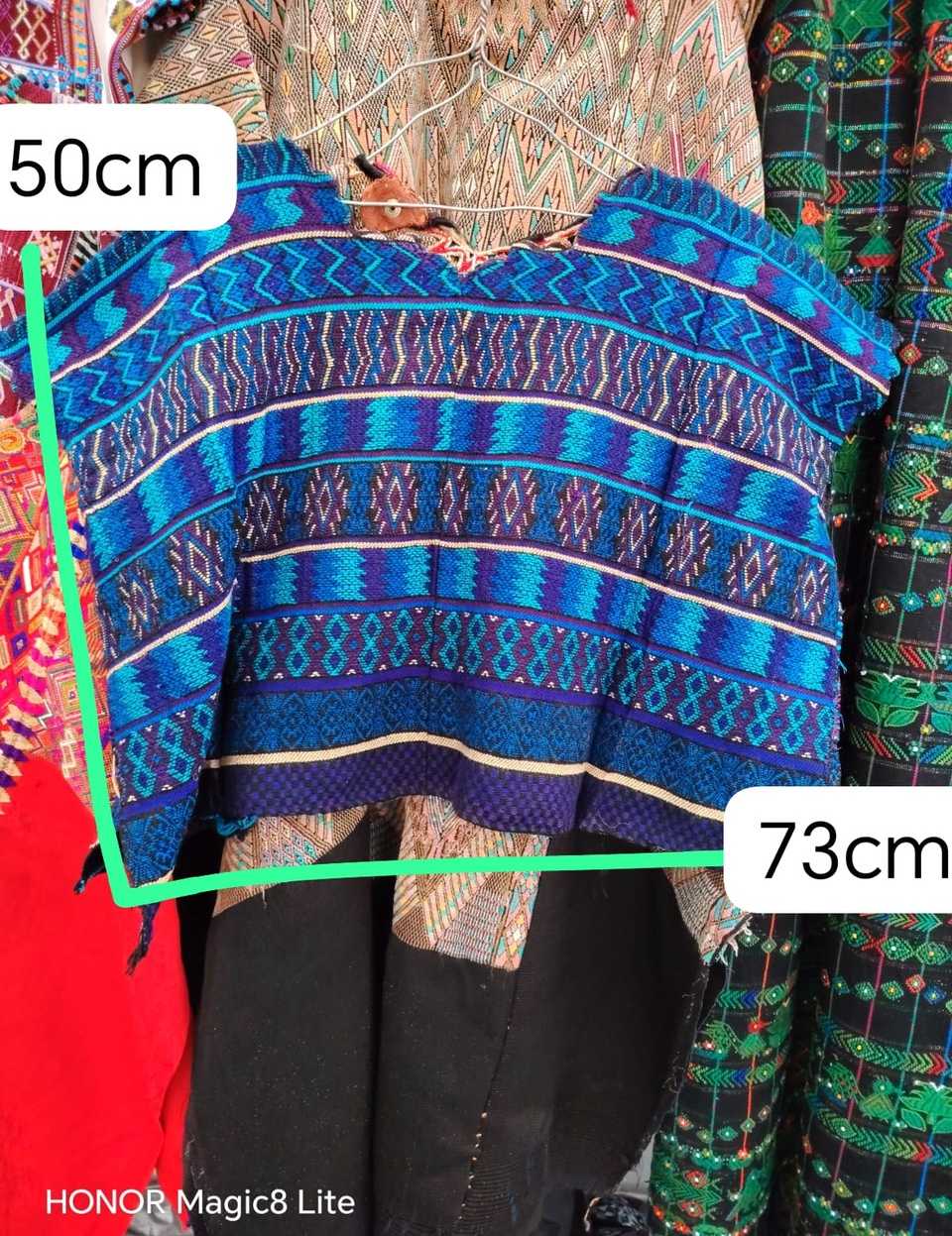 Blue and purple Comalapa huipil #5-406