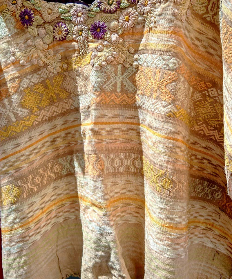 Embroidered Vintage Guatemalan huipil 