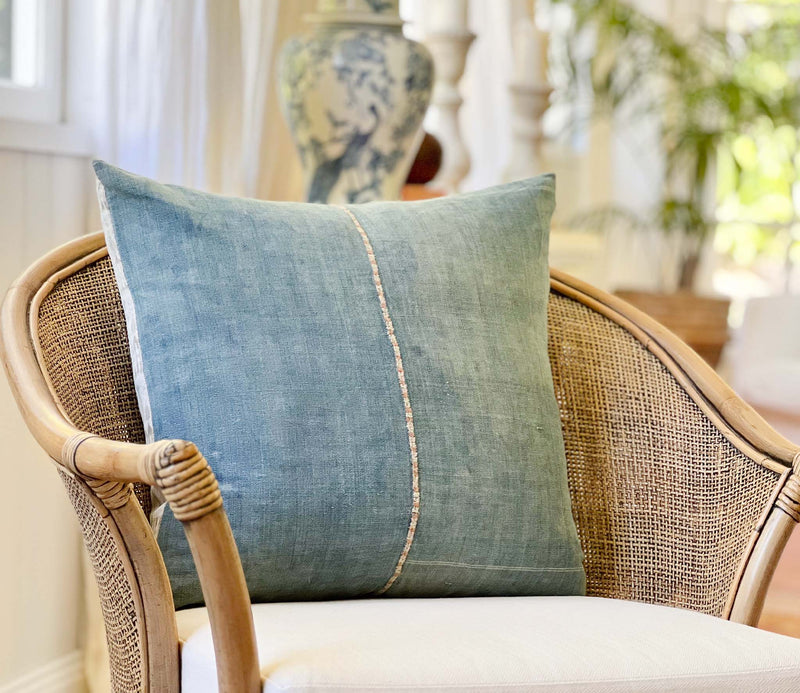 Faded indigo Pillow