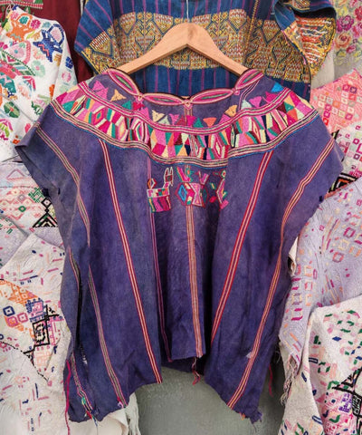 Embroidered Guatemalan huipil | Vintage textile