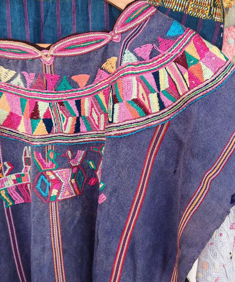 Embroidered Guatemalan huipil | Vintage textile