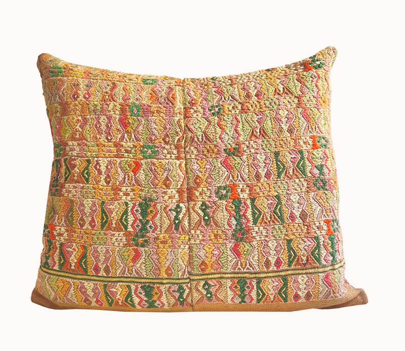 Biscuit coloured San Juan Cotzal throw pillow