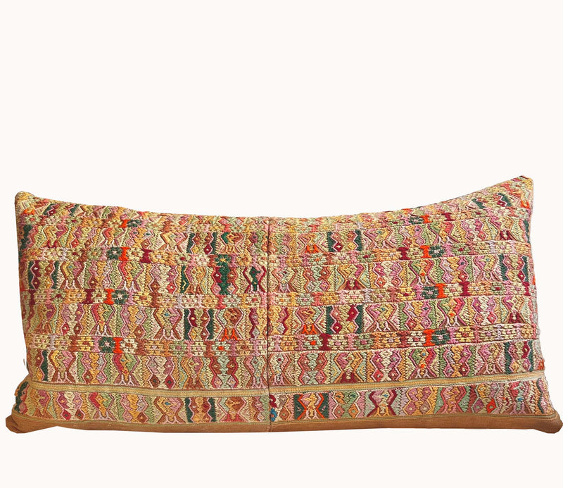 Biscuit coloured San Juan Cotzal lumbar pillow