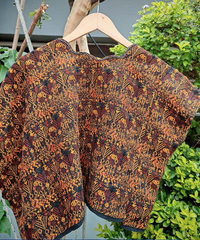 Embroidered Vintage Guatemalan huipil textile