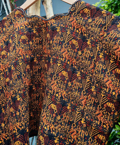 Embroidered Vintage Guatemalan huipil textile