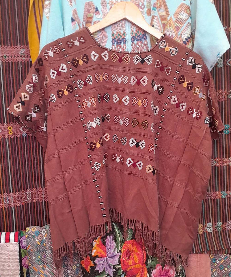 Brown San Lucas Toliman huipil