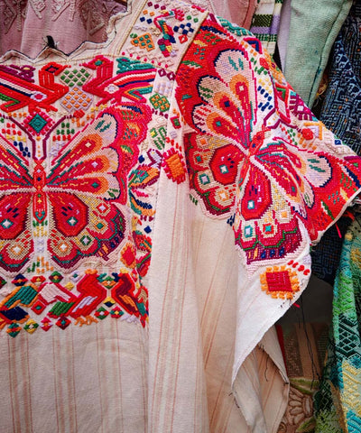 Chichi huipil con mariposas