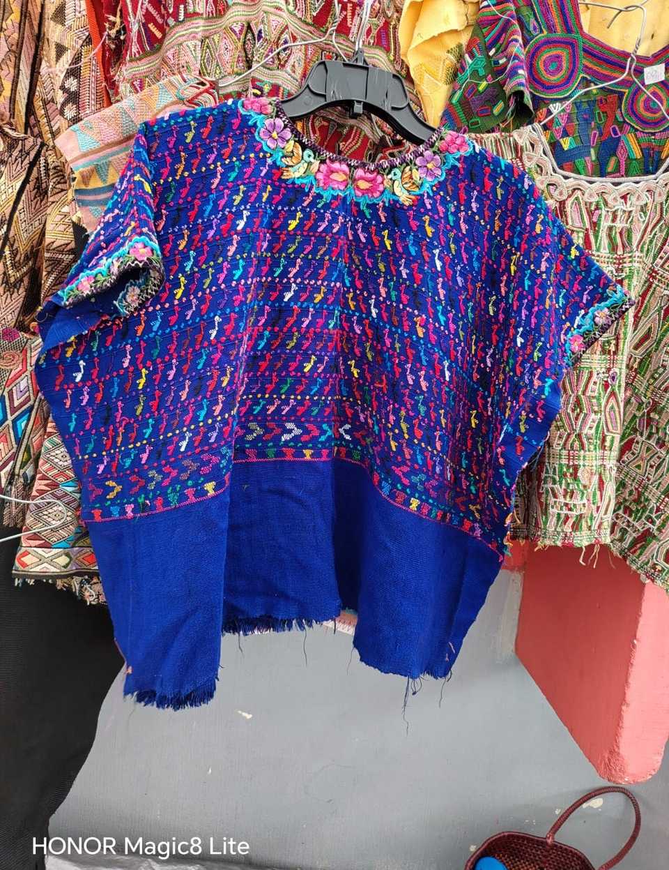 Royal blue San Lucas huipil #5-64