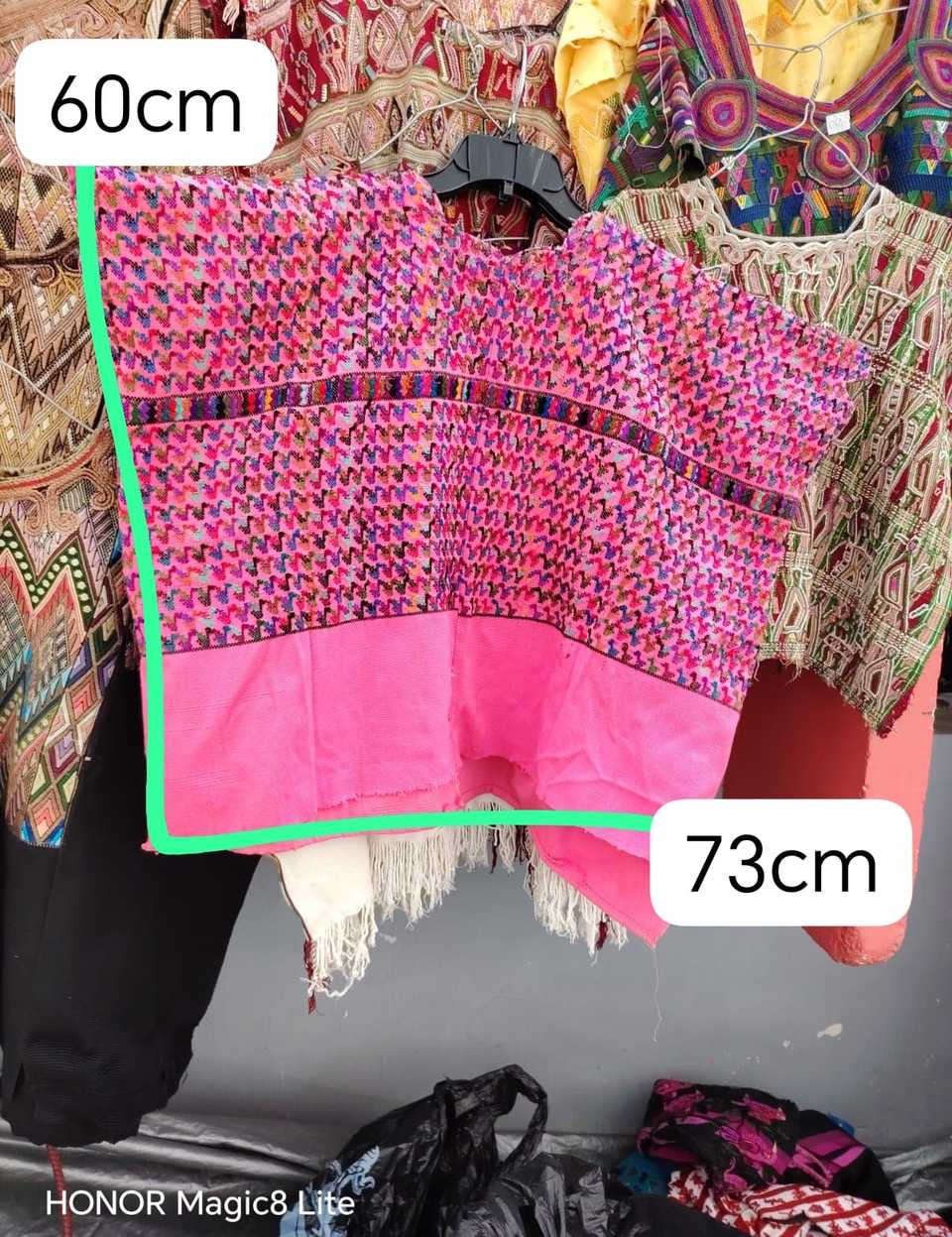 Candy pink San Lucas huipil #5-34
