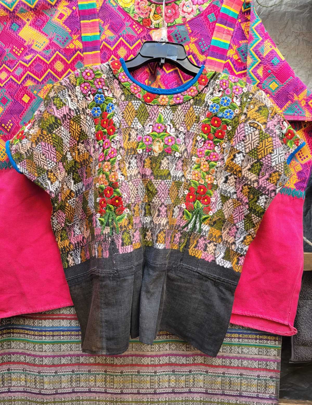 Floral Xela huipil #3-37