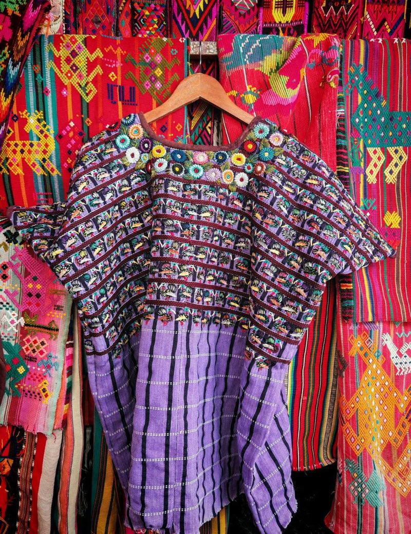 Purple Santiago Huipil #6-306