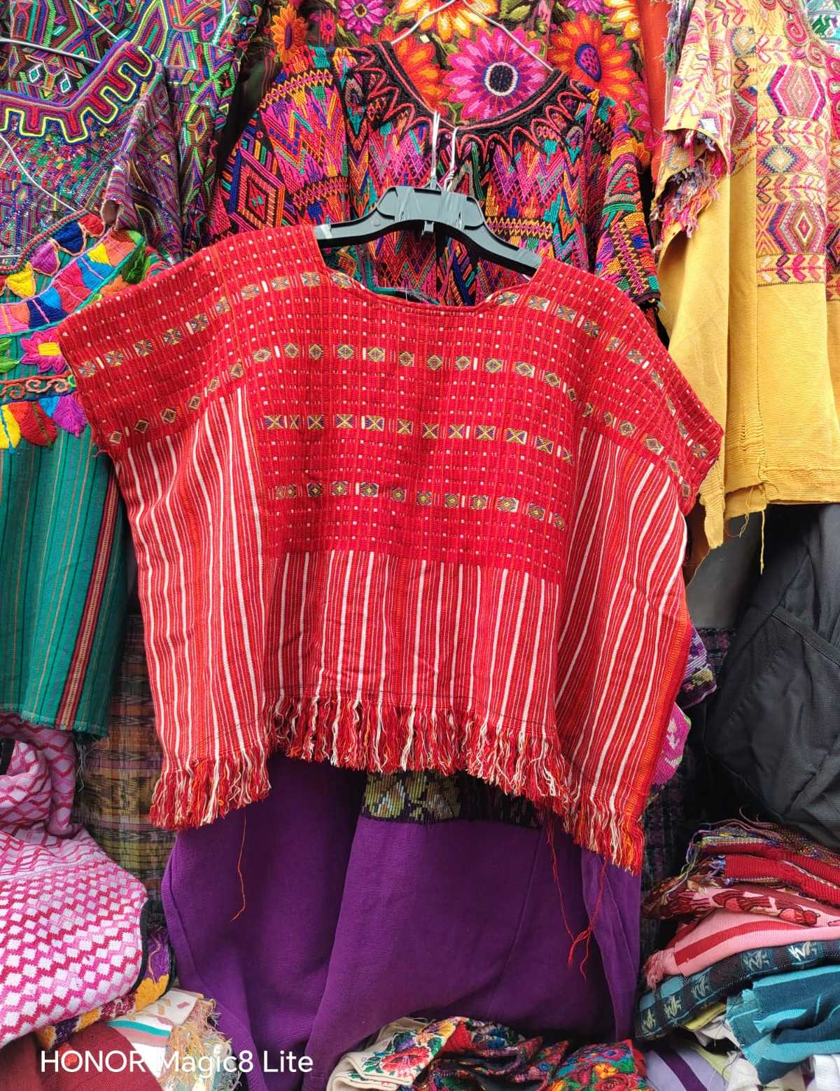 Red Colotenango huipil #4-238