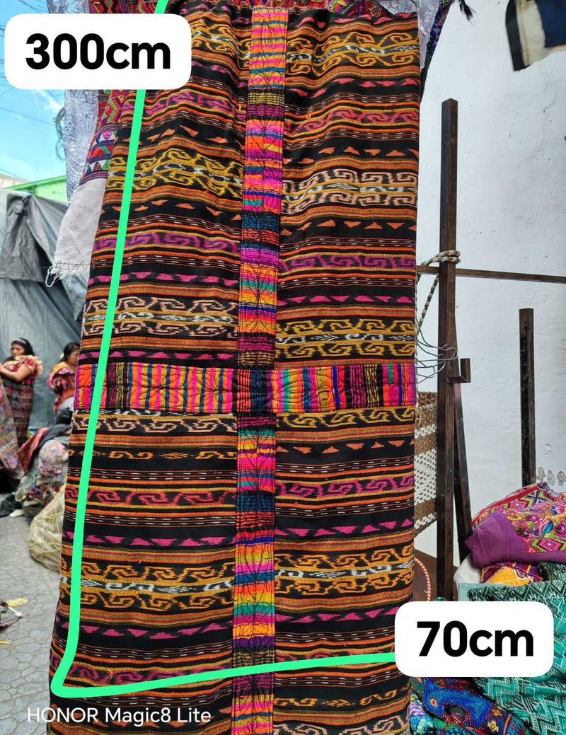 Pink and orange Chichicastenango corte #4-65