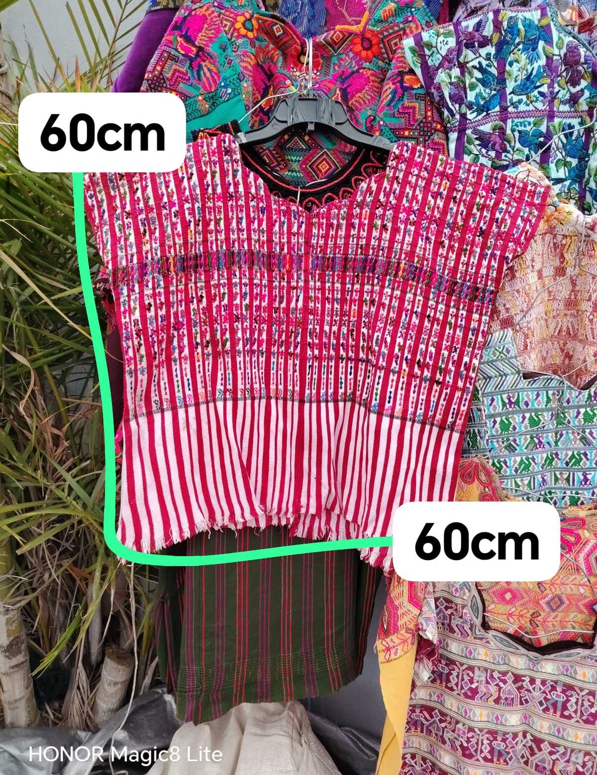 Candy striped San Lucas huipil #4-209