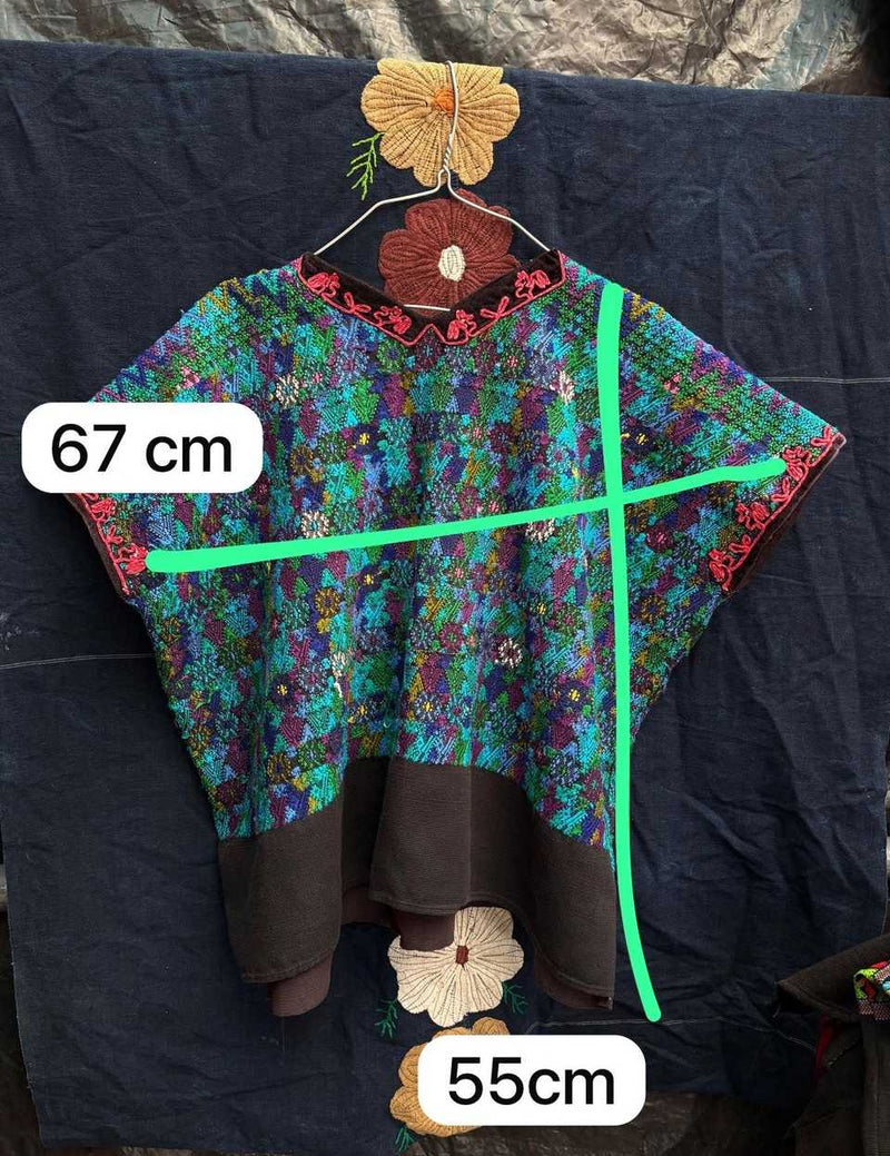 Deep sea Coban huipil #5-266