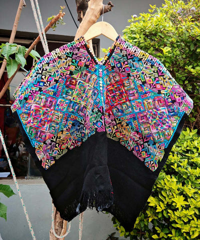 Embroidered Vintage Guatemalan huipil 