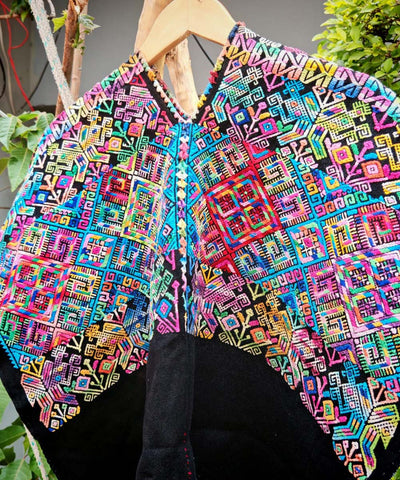 Embroidered Vintage Guatemalan huipil 