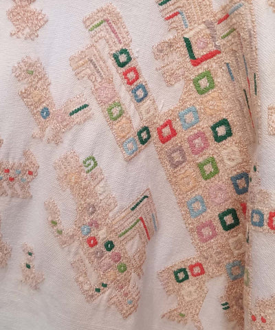 Embroidered Guatemalan huipil | Vintage textile