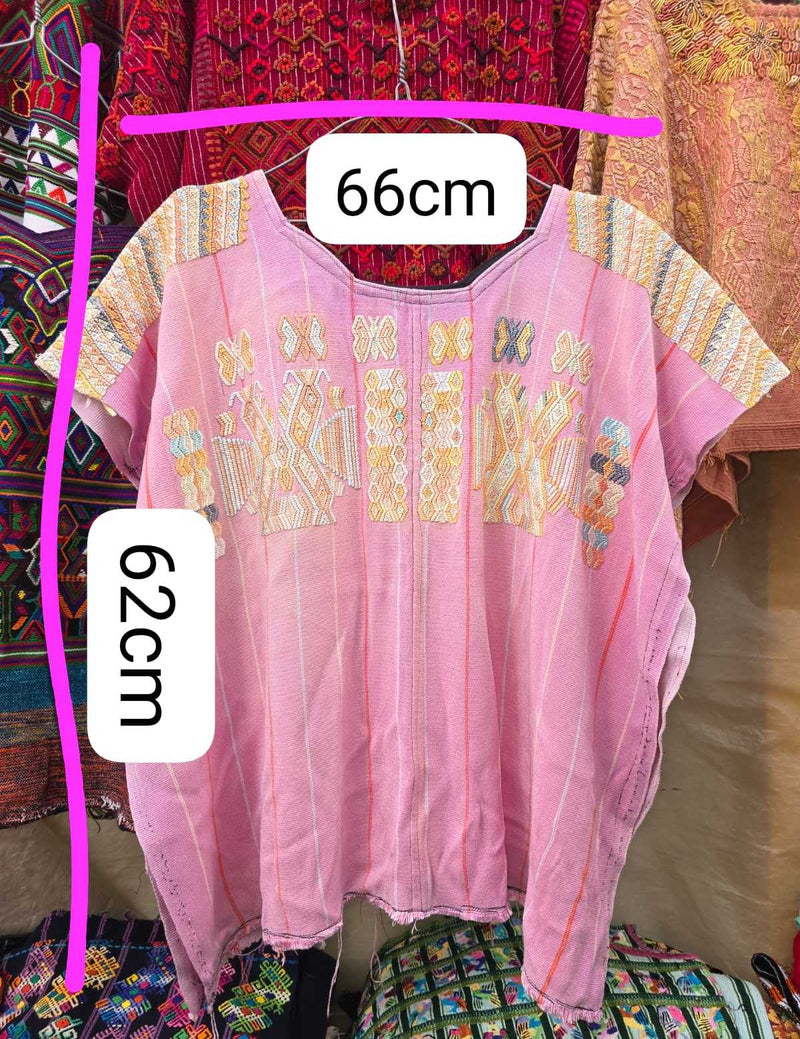 Lolly pink Chajul huipil #6-156
