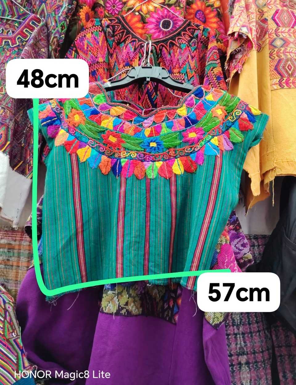 Turquoise Patzun huipil #4-264