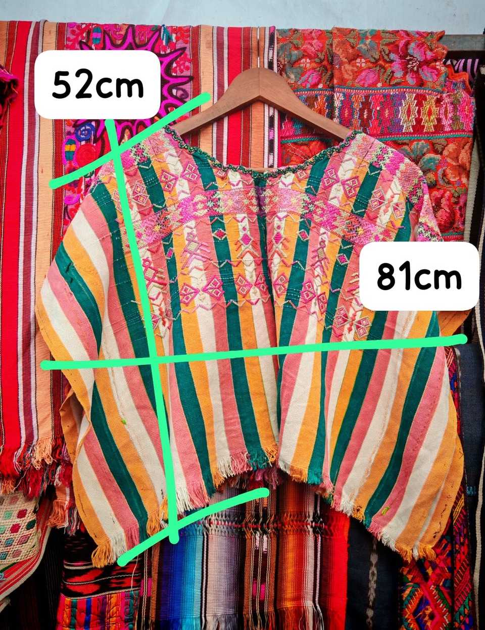 Candy stripes San Lucas Toliman huipil #5-22
