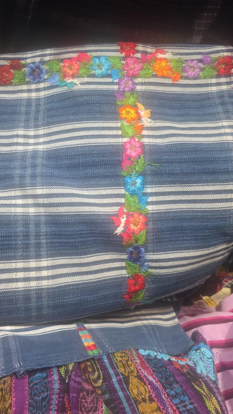 11 blue plaid cortes for Andrea