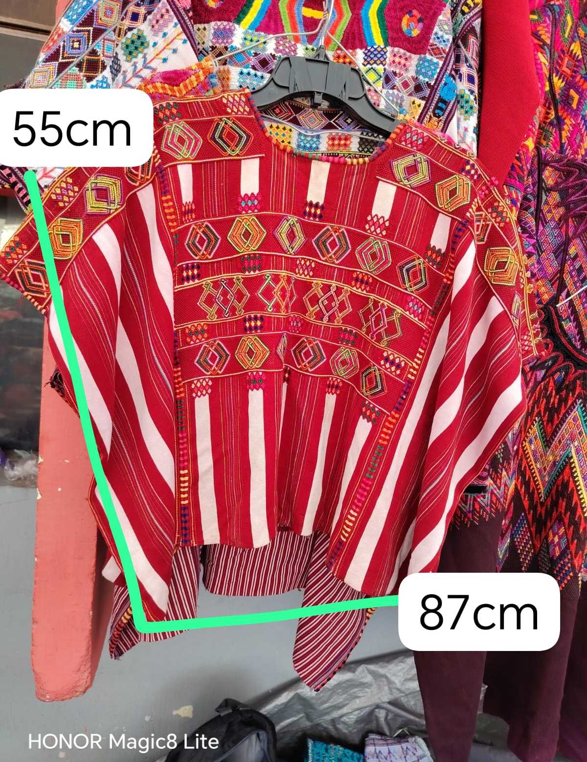Red and Gold Colotenango Huipil #6-211