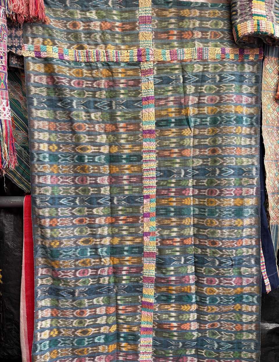 Indigo ikat Chichicastenango corte #4-275