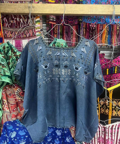 Grey San Lucas Toliman huipil