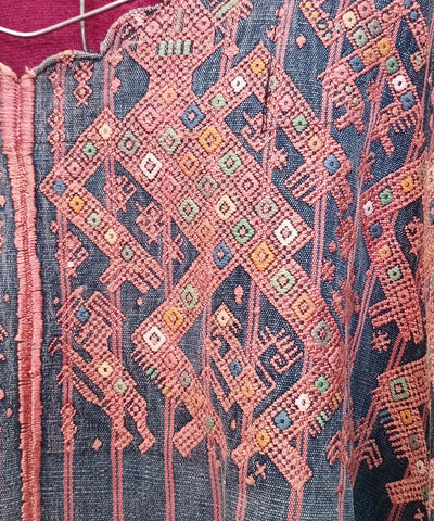 Embroidered Vintage Guatemalan huipil textile