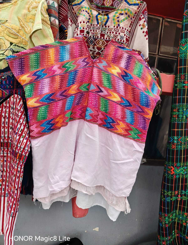 Colourful Comalapa huipil #6-68