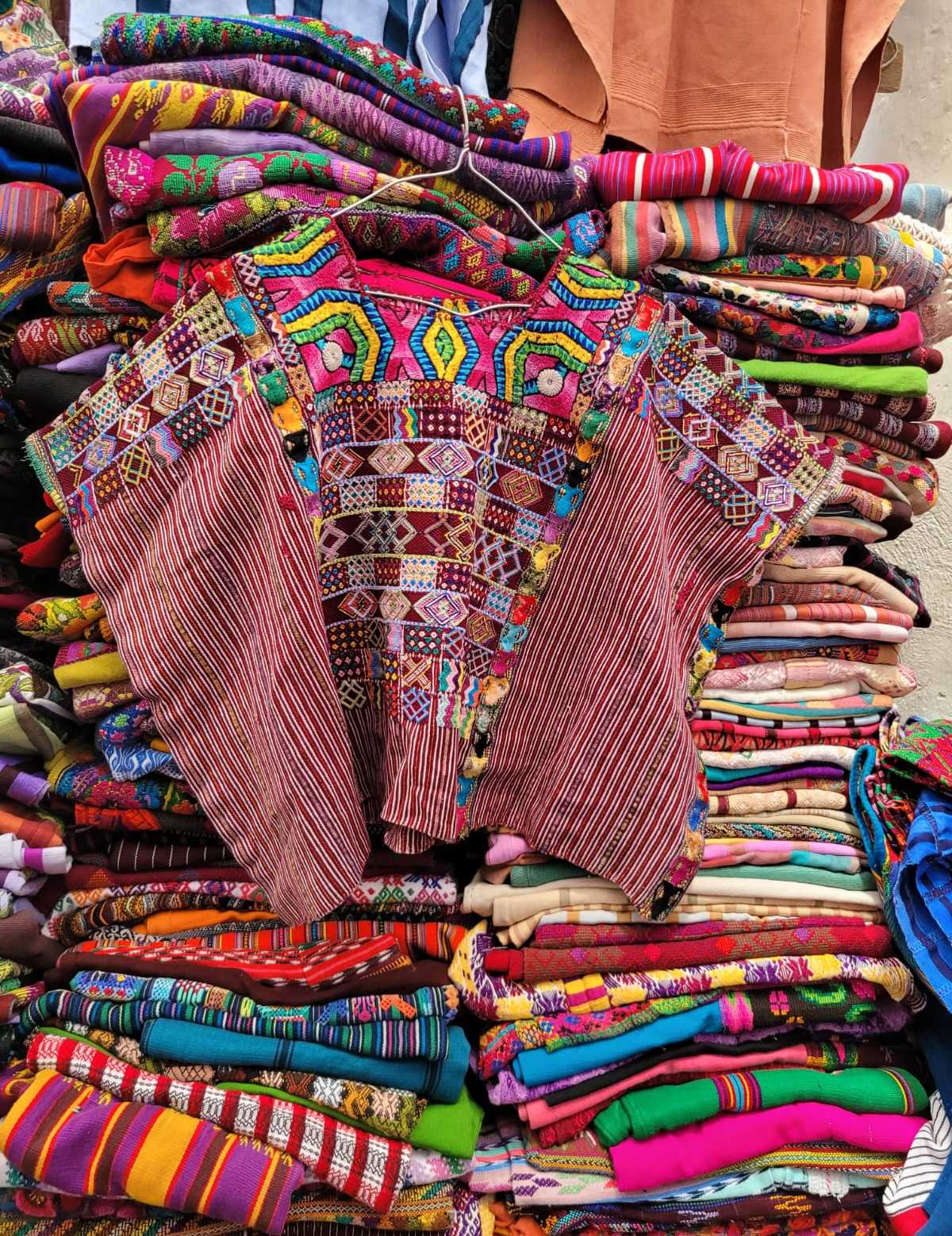 Burgundy Colotenango huipil #3-1