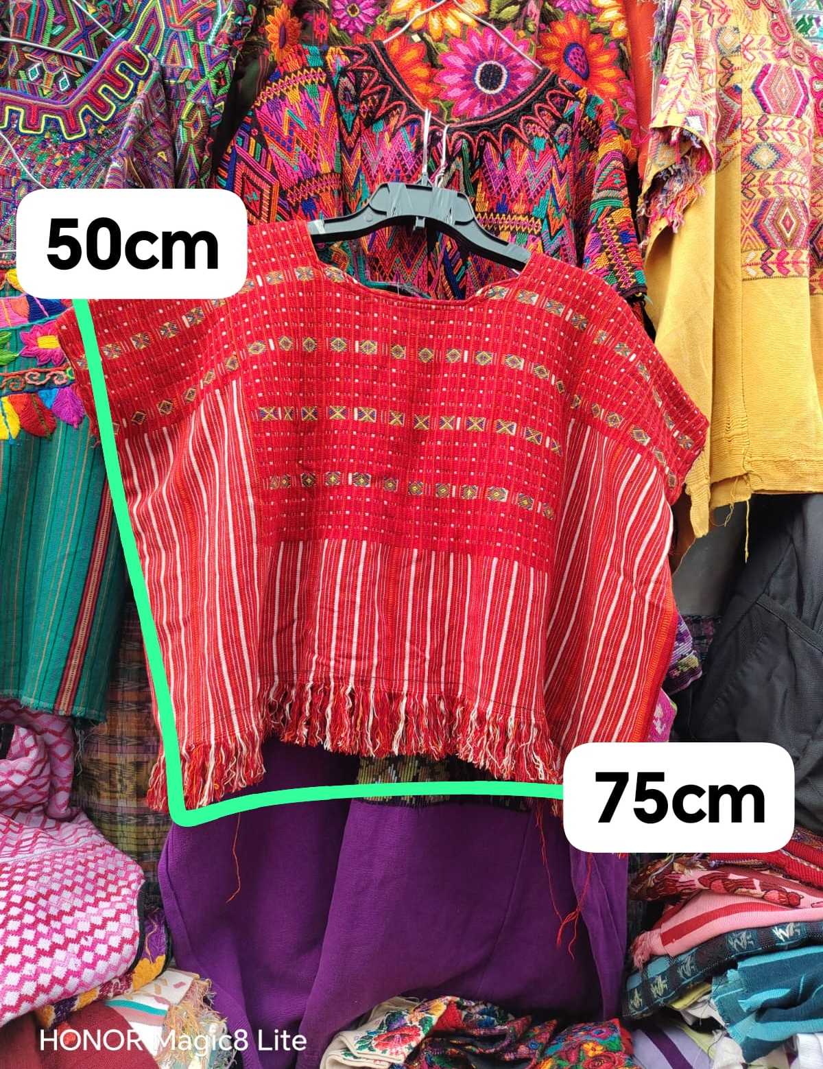 Red Colotenango huipil #4-238