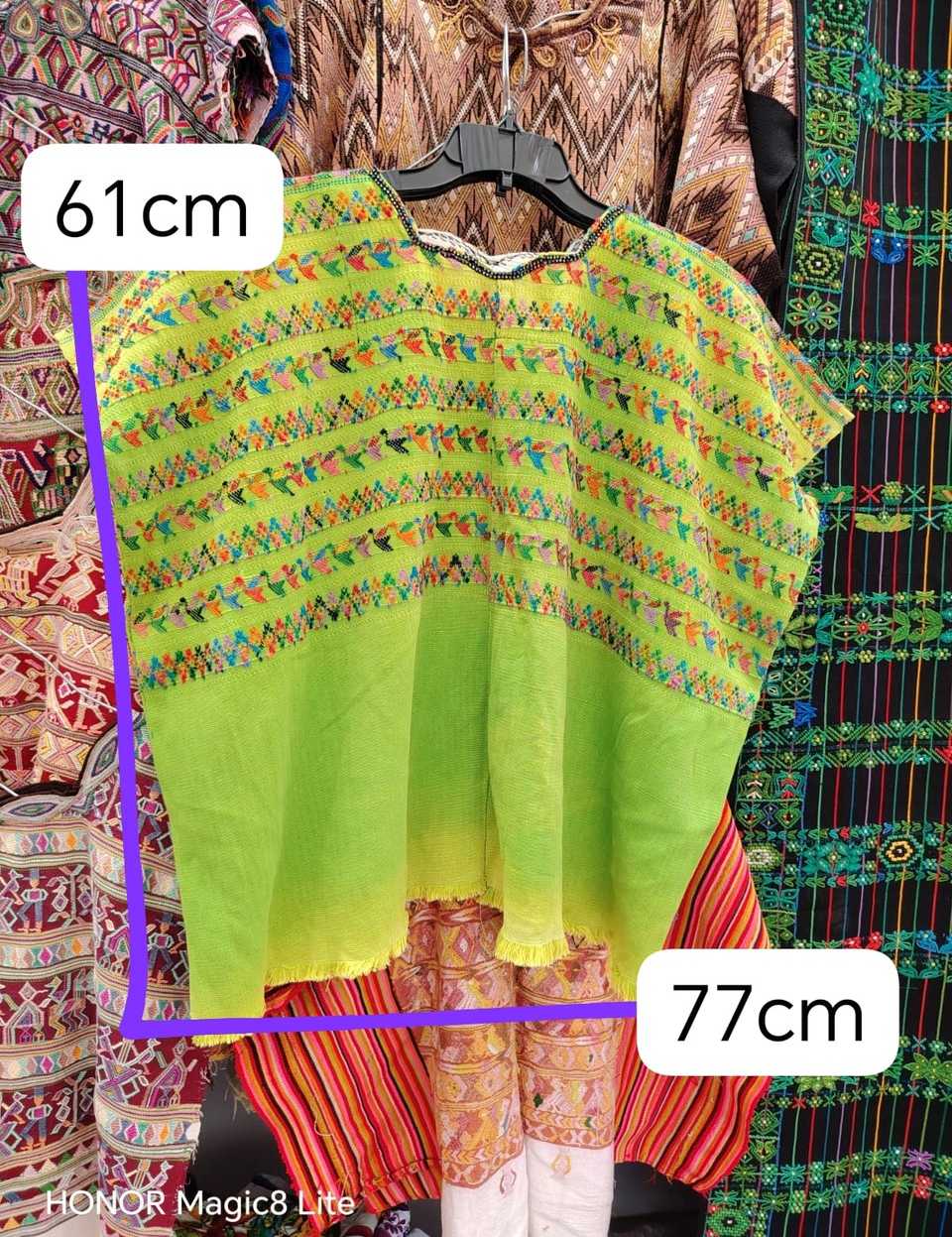 Lime green San Lucas huipil #5-278
